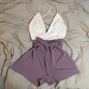 Lavender Romper